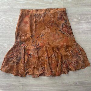 Hearts of Palm Y2K Flowy Skirt